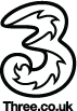 three_logo_black