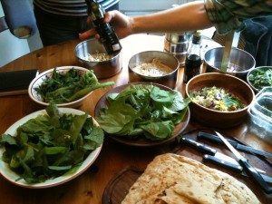 The spread! (photo: Sarah Lockett)