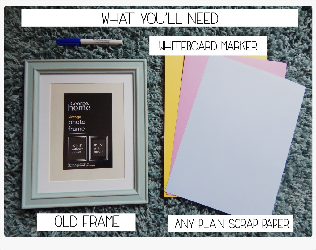 Make your own DIY whiteboard