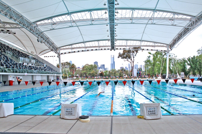 Outdoor swimming