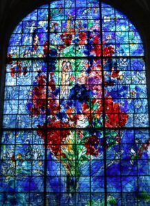 Mark Chagall window in Sarrebourg