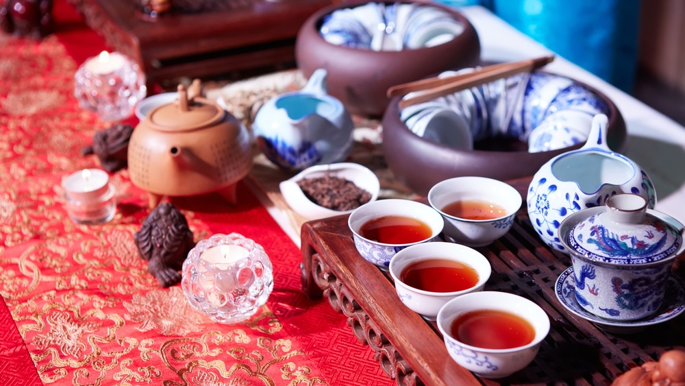 Chinese tea ceremony utencils
