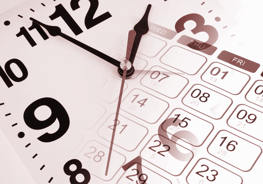 Clock and calendar concept