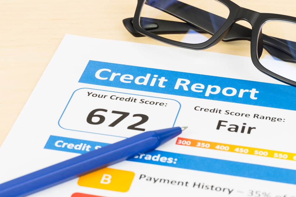Fair score on credit report