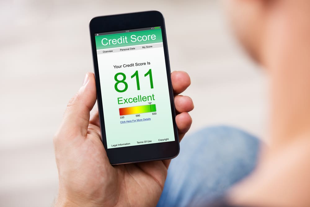 Credit score on phone