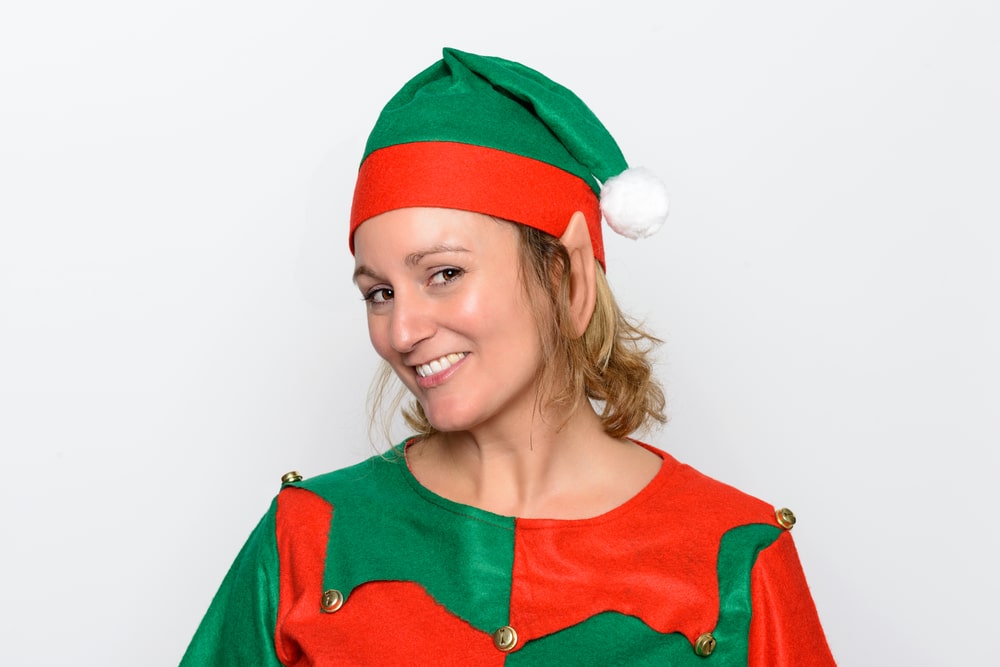 Female christmas elf