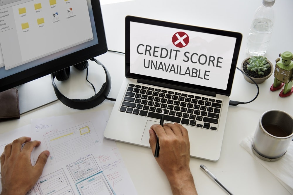 Credit Score unavailable on laptop