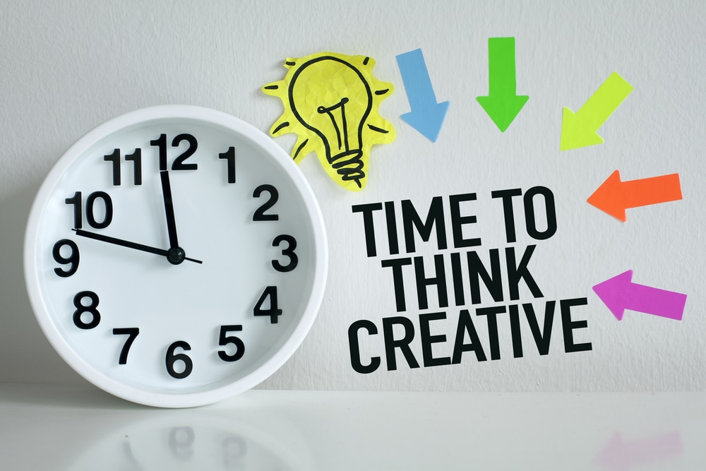 Time to think creative graphic