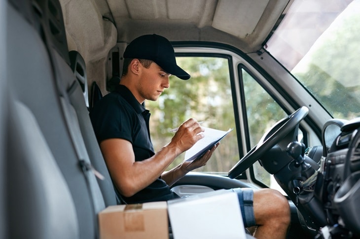 Update your car insurance as a delivery driver