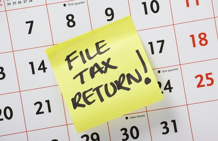 File tax return before the deadline