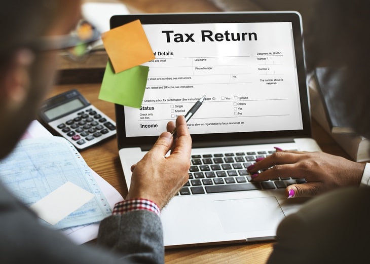 Complete tax return online