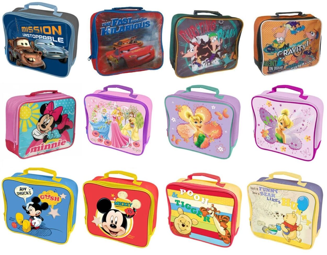 Childresn Disney Cartoon Lunch Boxes