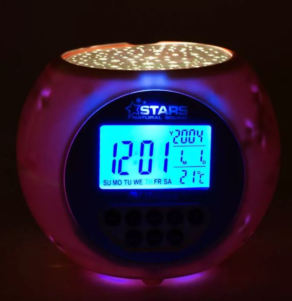 Star Projection Alarm Clock