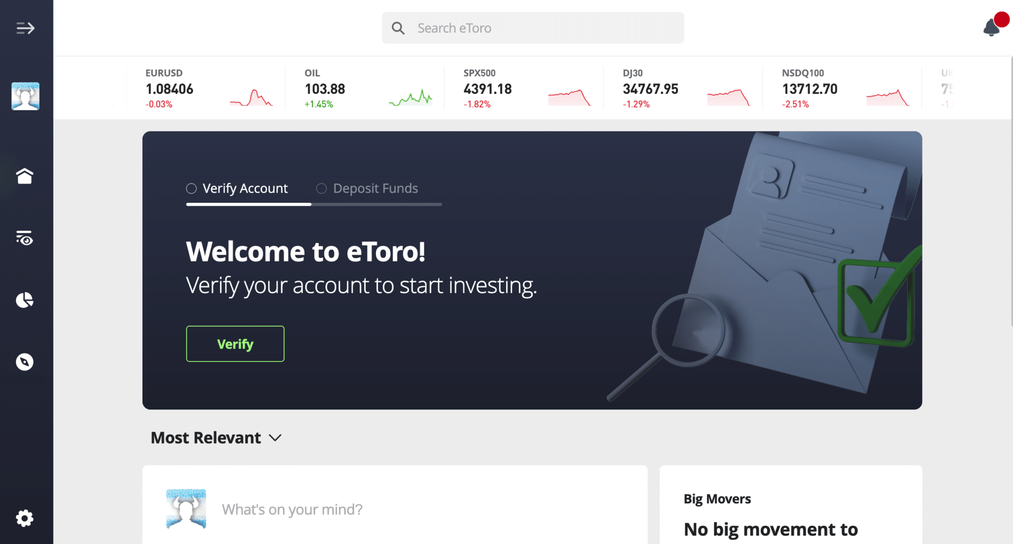 etoro profile page