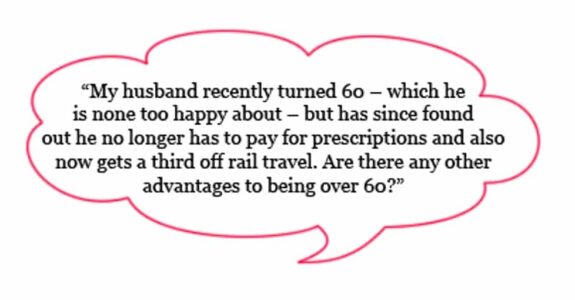 Quote about benefits of turning 60