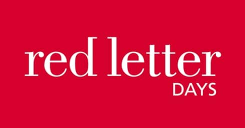 Red letter days logo