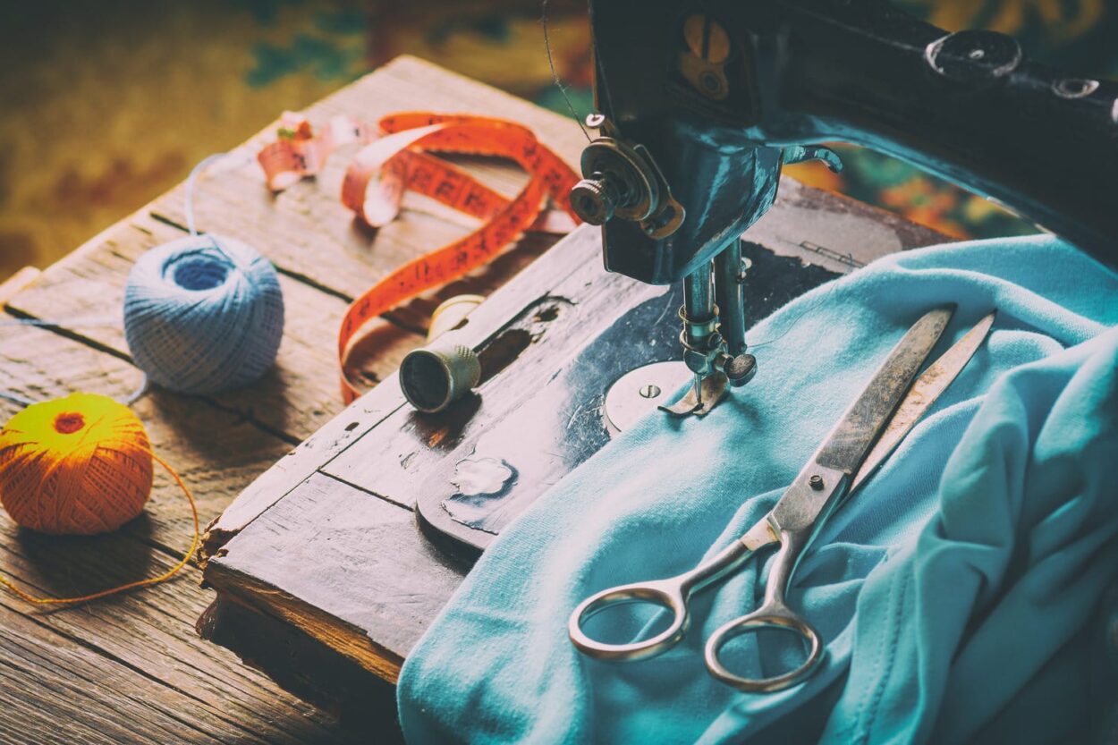 Use a hobby like sewing to help survive on a fluctuating income