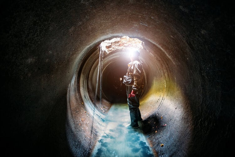 Become a sewer inspector as a dirty way to make money
