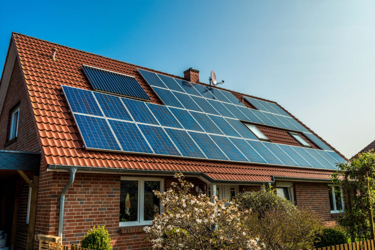 You can install solar panels on the Green Homes Grant