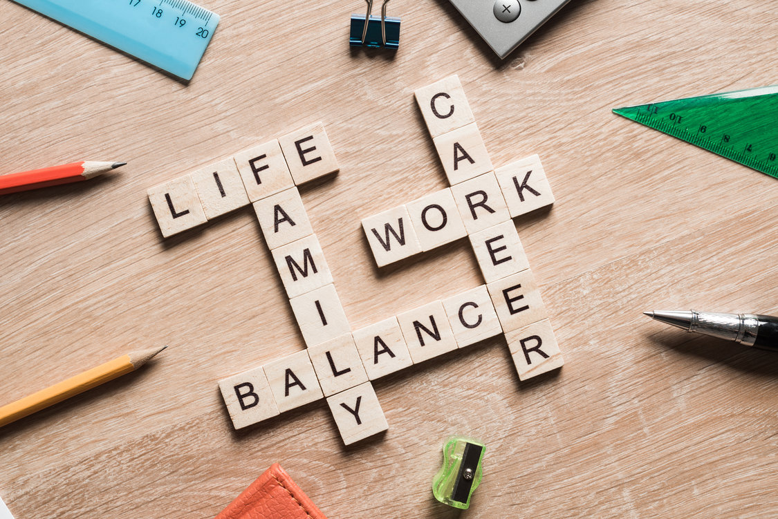 A good work life balance is essential for positive mental health