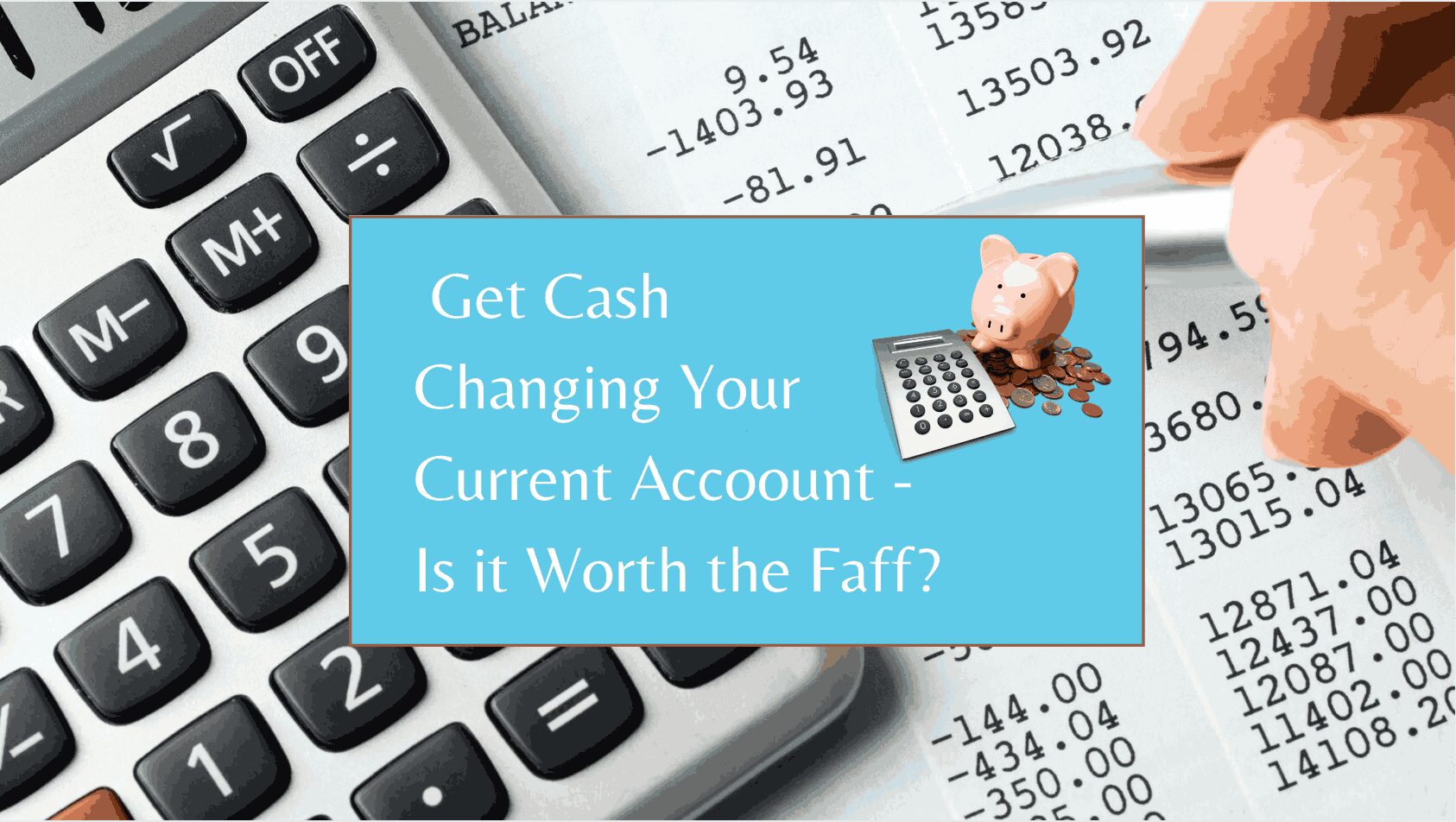 Earn cash by switching your checking account