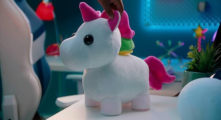 Adopt Me Neon Unicorn Plush