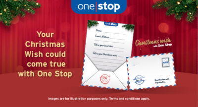 One Stop make wishes come true, this Christmas!