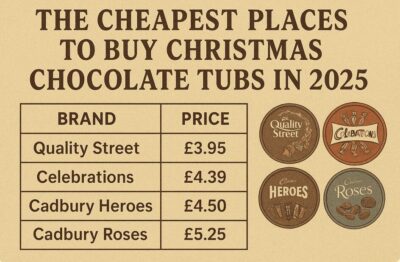 christmas chocolate comparison