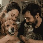 The Smiths with their beloved pets