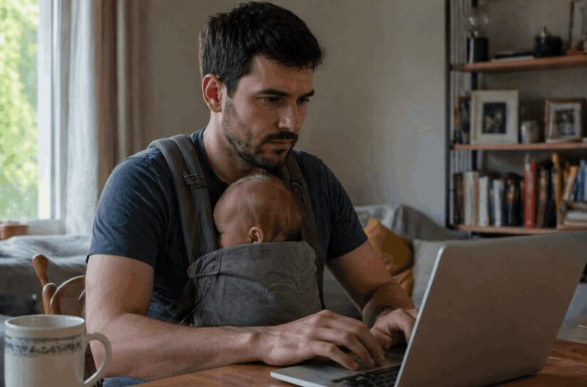 Dad looks into insurance policy