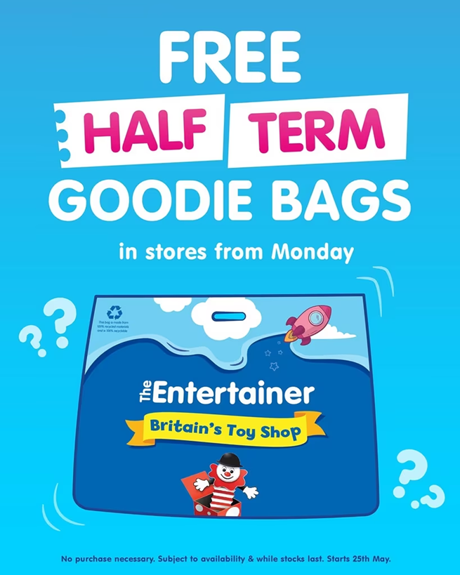 Free Goody Bags at The Entertainer