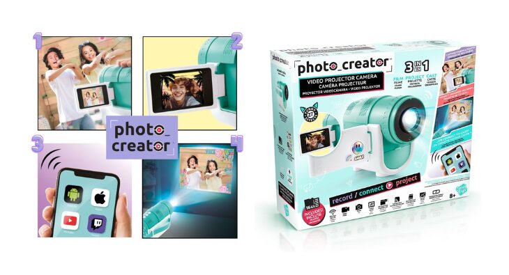 WIN! Photo Creator 3-in-1 Video Projector Camera
