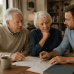 people having that awkward conversation on estate planning
