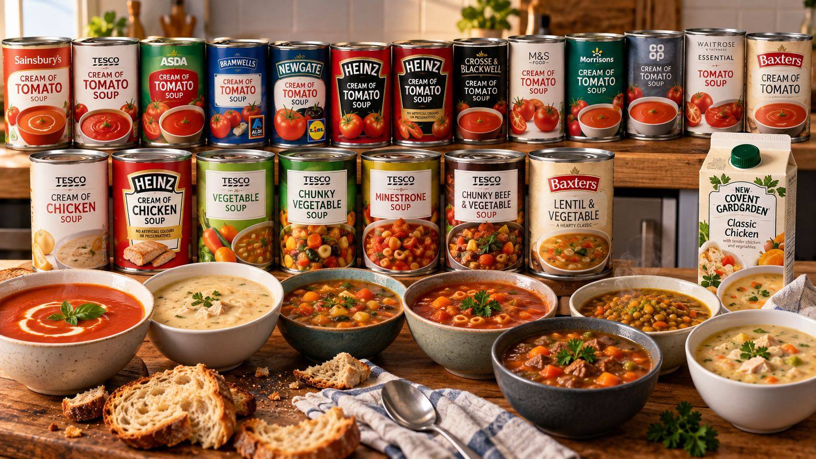 We compared cheap supermarket soups with Heinz – and the results surprised us We compared cheap supermarket soups with Heinz – and the results surprised us